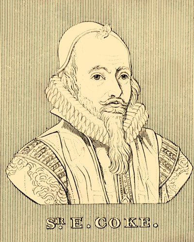 Sr. E. Coke, 1552-1634,1830. af Unbekannt