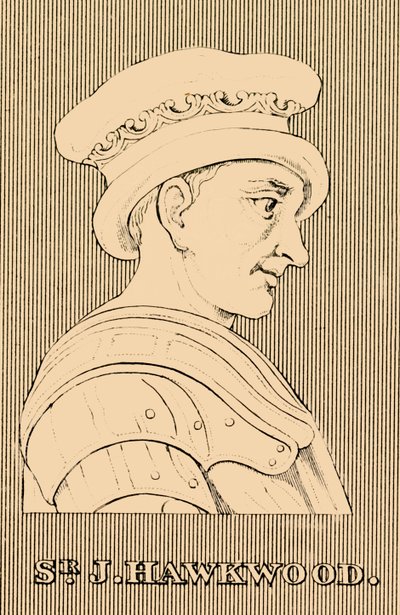 Sr. J, Hawkwood, c1323-1394, 1830. af Unbekannt
