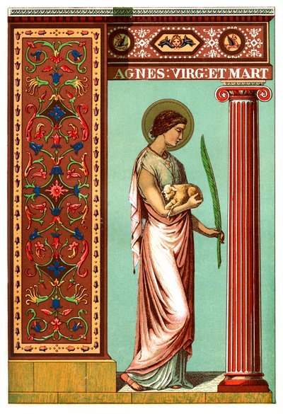 St Agnes, 1886 af Unbekannt