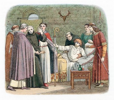 St. Anselm accepterede modvilligt ærkebiskopsrådet i Canterbury, 1093 1864 af Unbekannt