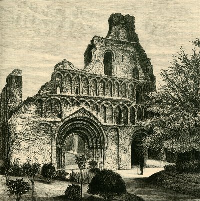 St. Botolphs Priory, 1898. af Unbekannt