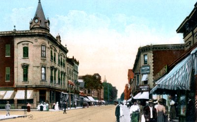 St Catherine Street, Montreal, Canada, omkring 1900-tallet af Unbekannt