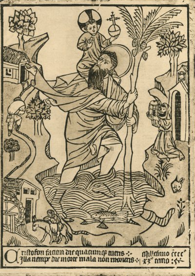 St. Christopher. 1423, 1915. af Unbekannt