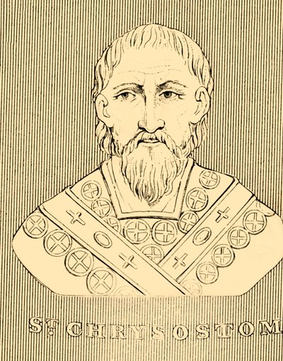 Sankt Chrysostomus, c349-407, 1830. af Unbekannt