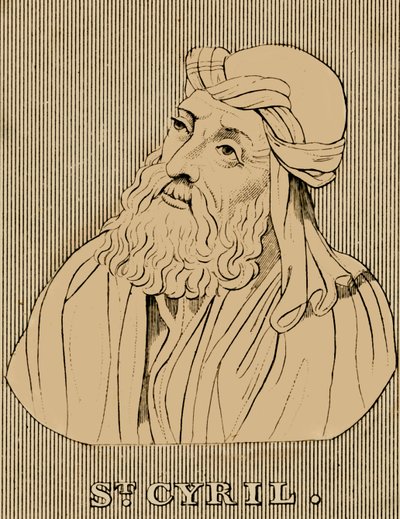 St. Cyril, c376-444, 1830. af Unbekannt