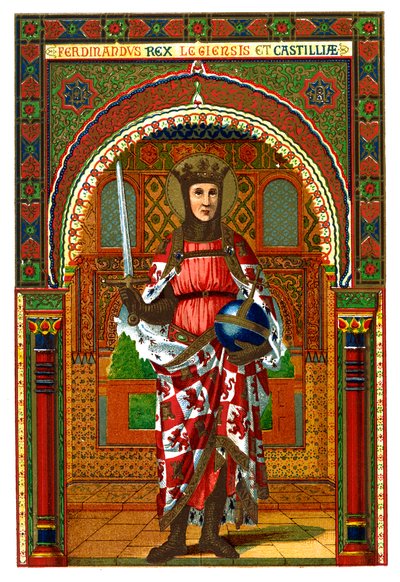 Sankt Ferdinand Ferdinand III af Castilla y Leon, 1886 af Unbekannt