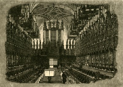 St. Georges Chapel, Windsor, 1898. af Unbekannt