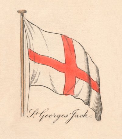 St. Georges Jack, 1838 af Unbekannt
