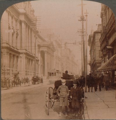 St. James Street, Montreal, Canada, 1900 af Unbekannt