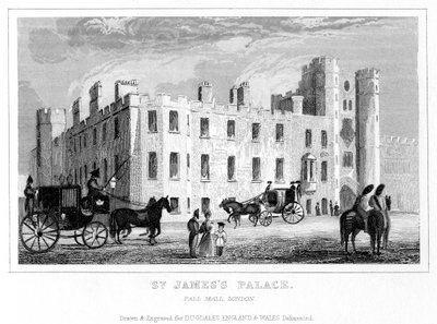 St James Palace, Pall Mall, Westminster, London. af Unbekannt