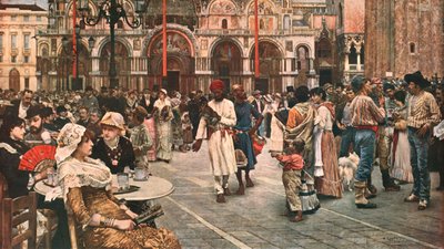 Markuspladsen, Venedig, 1883, c1902. af Unbekannt