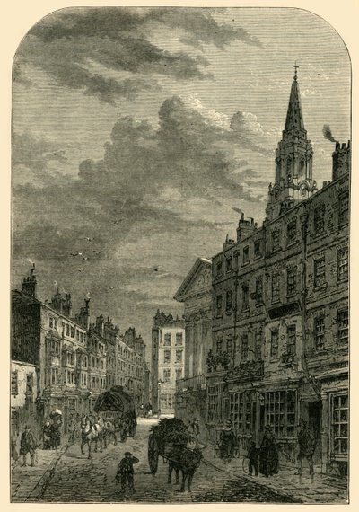 St. Martins Lane, 1820, 1881. af Unbekannt