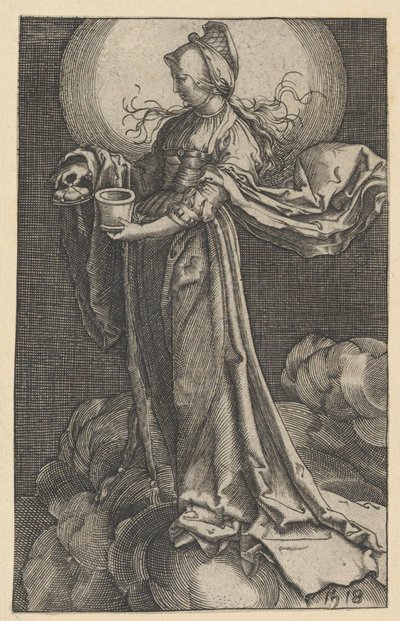 St. Maria Magdalena på skyerne kopi, 1518. af Unbekannt
