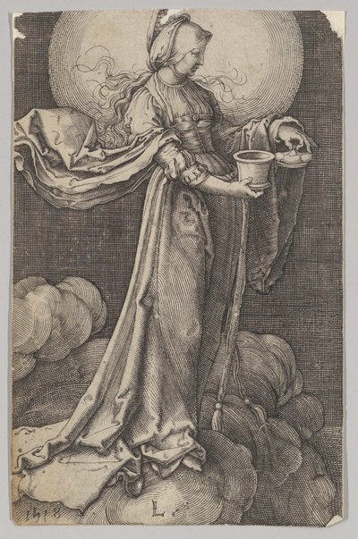 St. Mary Magdalene on the Clouds omvendt kopi.n.d. af Unbekannt
