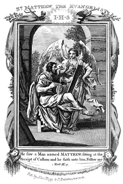 St. Matthæus evangelisten, c1808 af Unbekannt