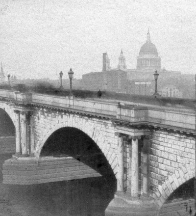 St Pauls Cathedral, London, slutningen af det 19. århundrede af Unbekannt