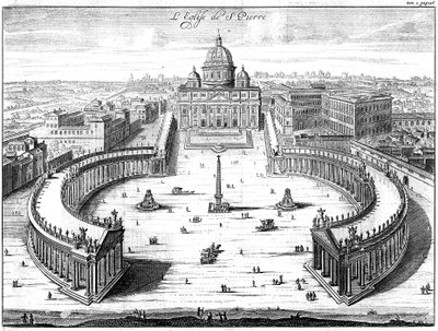 Peterskirken, Rom, 1702 af Unbekannt