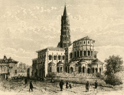 St. Sernin, Toulouse, 1890. af Unbekannt