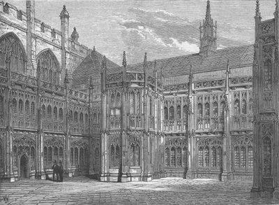 St Stephens Cloisters, 1897 af Unbekannt