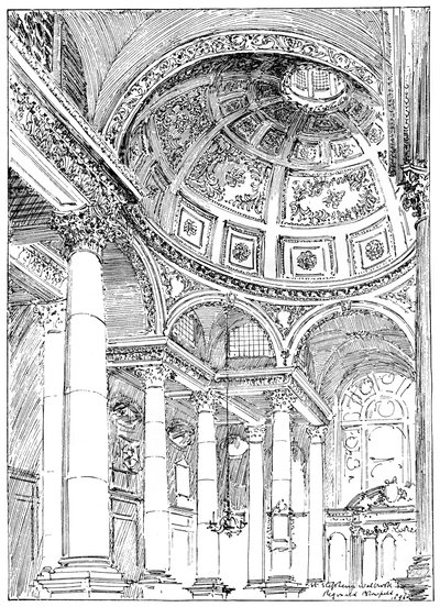 St Stephens Walbrook, 1899 af Unbekannt