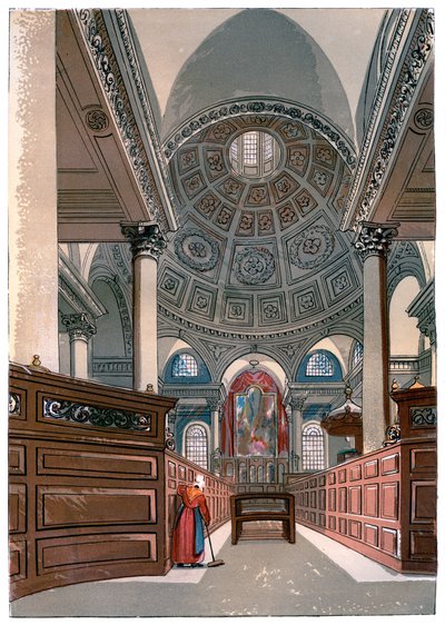 St Stephens, Walbrook, c1850 af Unbekannt