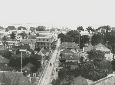 St Vincent Street, Port of Spain, Trinidad, 1895. af Unbekannt