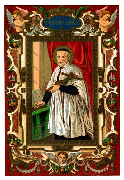 Saint Vincent de Paul, 1886 af Unbekannt