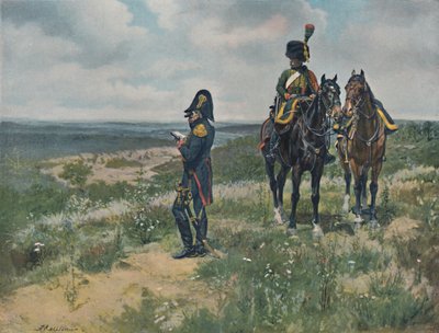 Stabsofficer Rekognoscering, 1896 af Unbekannt