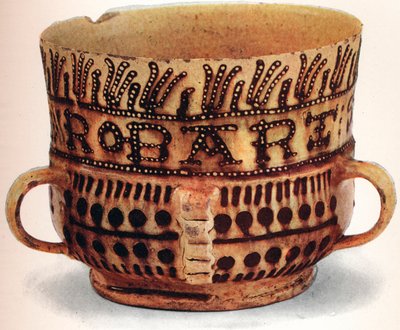 Staffordshire Slip Ware, 1909, 1914 af Unbekannt