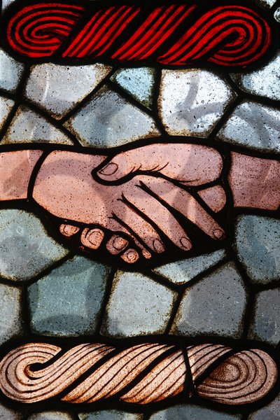 Farvet glas: Yom Kippur, Budapest, Hongrie af Unbekannt
