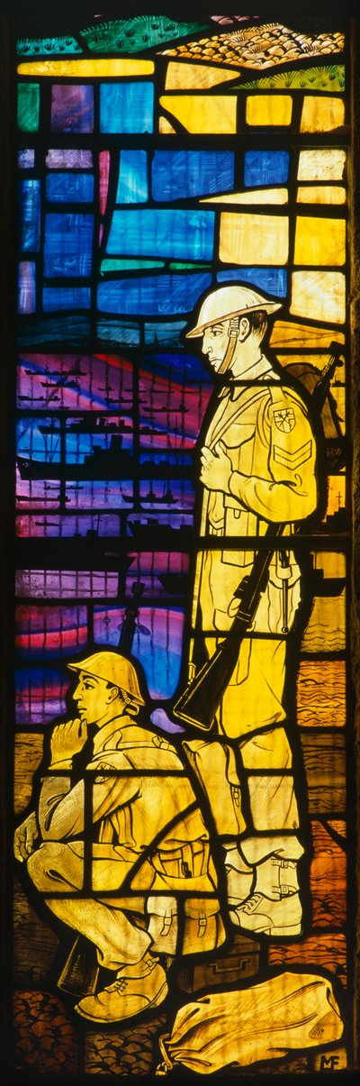 Glasmosaikvindue, Royal Garrison Church, Portsmouth, Hampshire, c1980-c2017 af Unbekannt