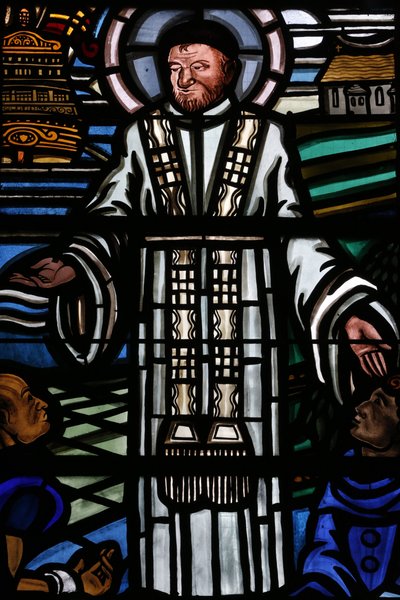 Glasmosaik vindue. Saint Vincent de Paul, Paris, Frankrig af Unbekannt