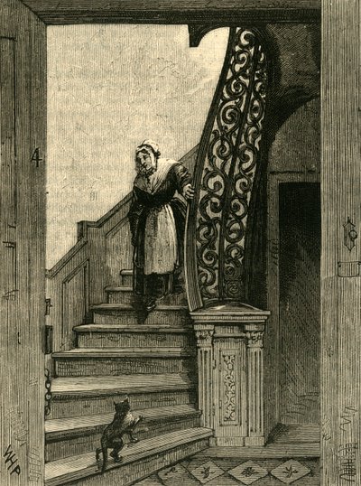 Trappe i Southampton House, c1872. af Unbekannt