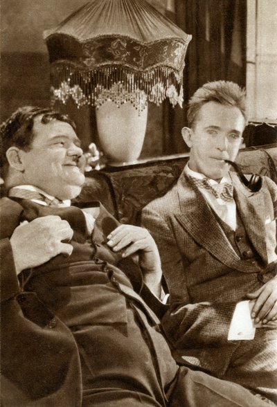 Stan Laurel og Oliver Hardy, amerikansk-baseret komedieduo, 1933 af Unbekannt