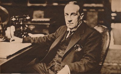 Stanley Baldwin, nyvalgt premierminister i Det Forenede Kongerige, maj 1923 1935. af Unbekannt
