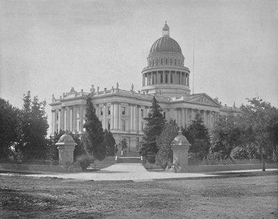 State Capitol, Sacramento, Californien, c1897. af Unbekannt