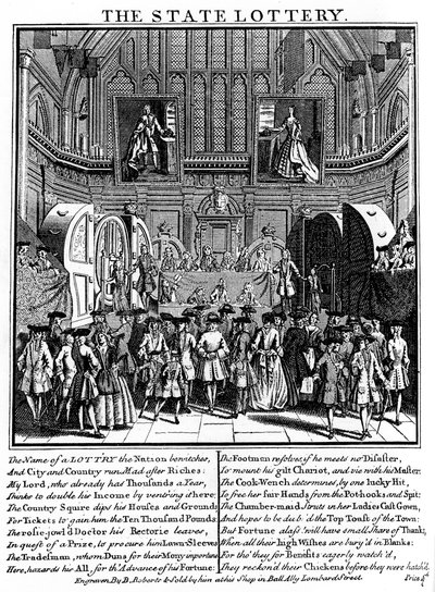 Statslotteri, 1739 1894 af Unbekannt