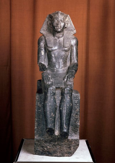 Statue af faraoen Amenemhat III, 1800-tallet f.Kr af Unbekannt