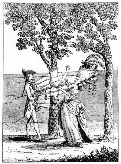 Stålknapper, knockout, 1777 af Unbekannt