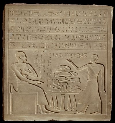 Stela of Imeny, New Kingdom c1540 BC-c1070 BC af Unbekannt