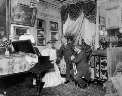 Stephane Mallarme, fransk digter og kritiker, c1890