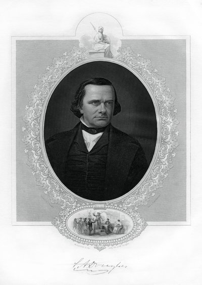 Stephen A Douglas, amerikansk politiker, 1862-1867 af Unbekannt