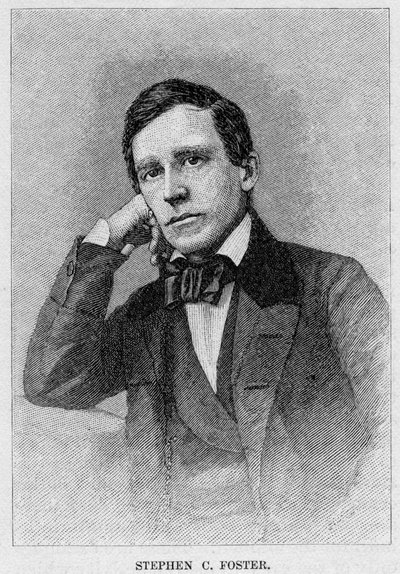 Stephen C Foster, c1800-tallet af Unbekannt