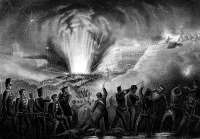 Stormning af Badajoz, Spanien, halvøkrig, 6. april 1812 af Unbekannt