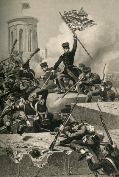 Stormen af Chapultepec, 1878. af Unbekannt