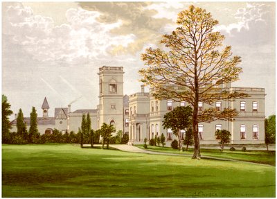 Stowlangtoft Hall, Suffolk, hjemsted for familien Wilson, c1880 af Unbekannt
