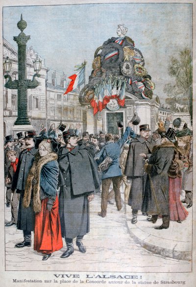 Strasbourg-statue, Place de la Concorde, Paris, 1904 af Unbekannt