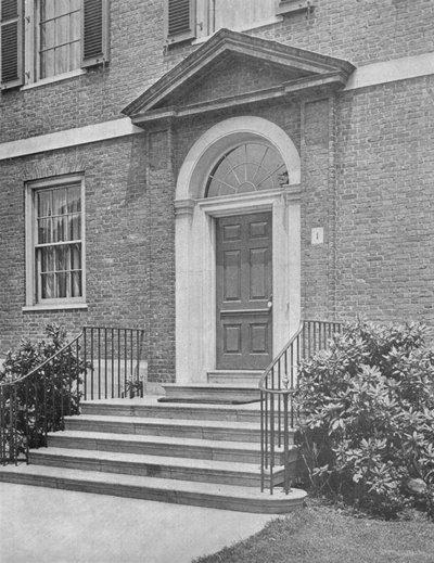 Gadedør til fru WK Vanderbilts hus, New York City, 1924 af Unbekannt