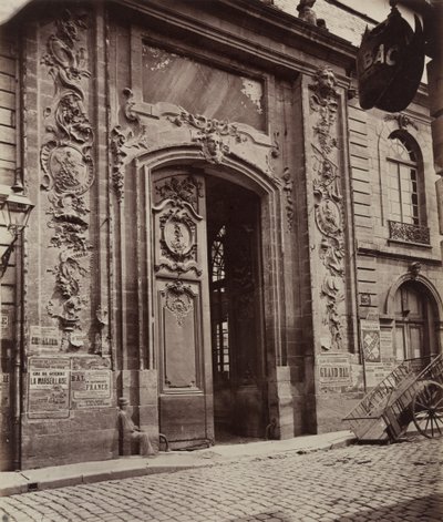 Gade i Dijon, før 1870. af Unbekannt