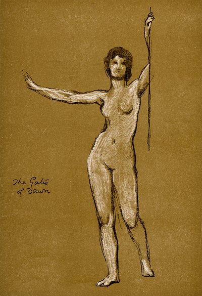 Studie til The Gates of Dawn, 1900 af Unbekannt